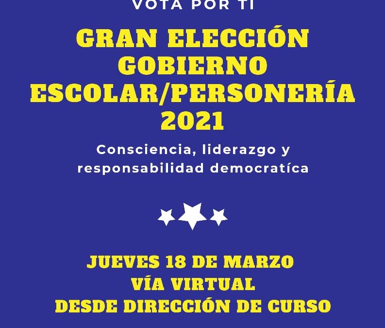 Elección Gobierno Escolar 2021